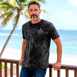 Kona Big Wave Liquid Aloha Mens T Shirt Tie Dye Graphic Tee Size L Lane Seven